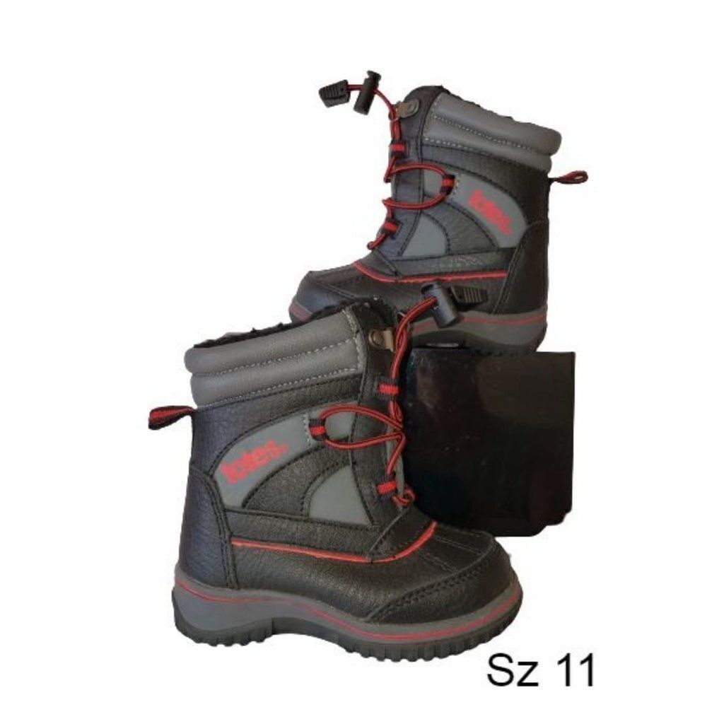 Boys' Winter Snow Boots JAYMEE II Thermolite Faux Fur Boots Size 11 NWT